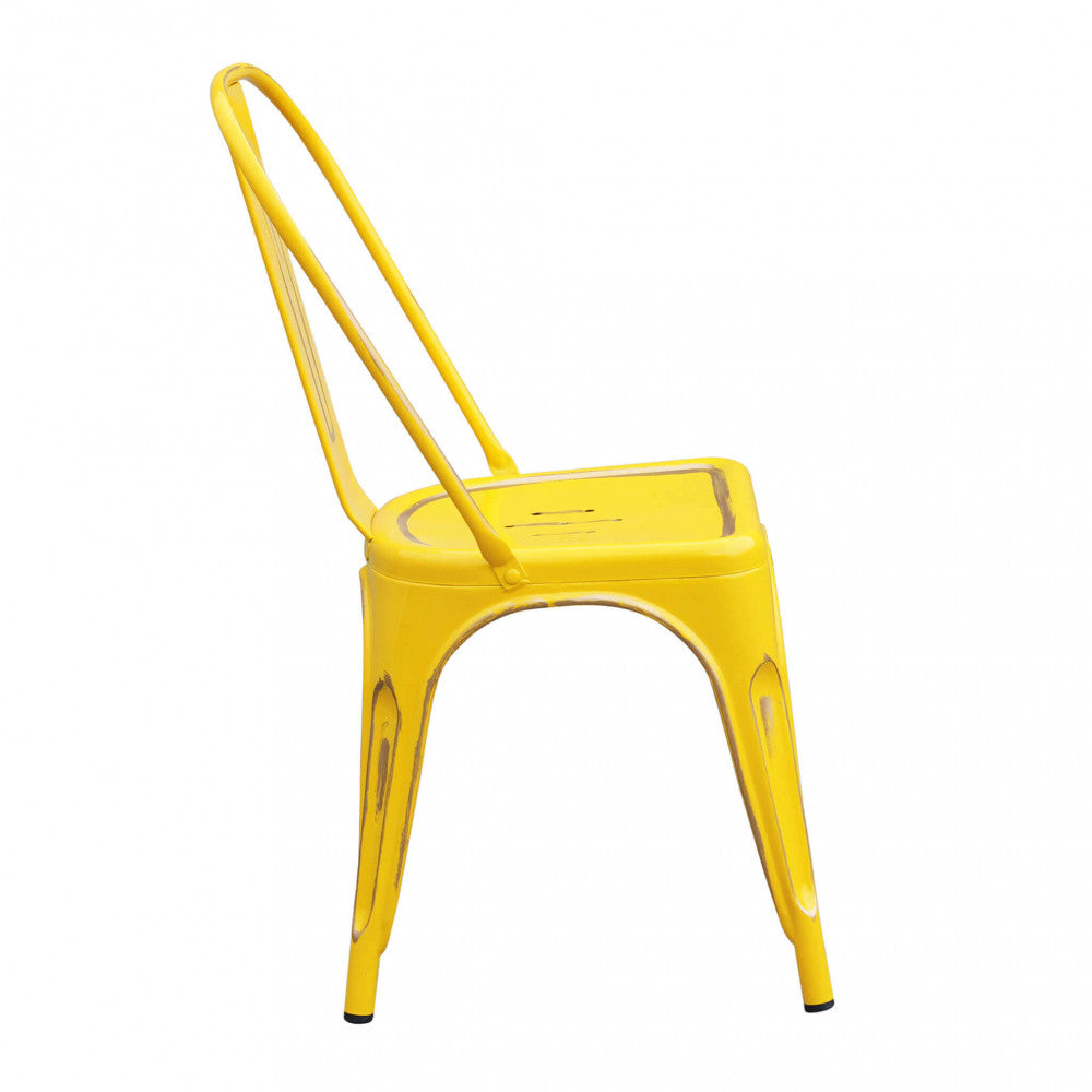 Sedia lola giallo antico