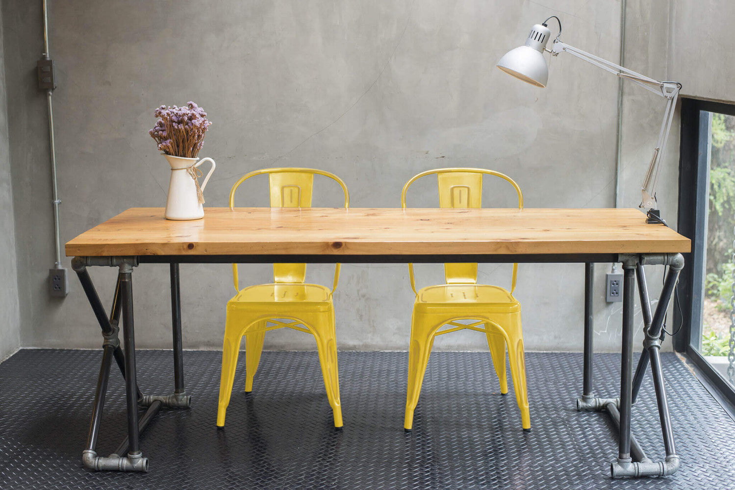 Sedia lola giallo antico