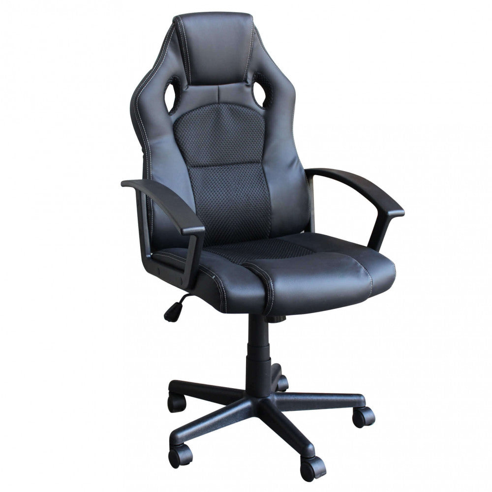 Poltrona da gaming uncharted nera