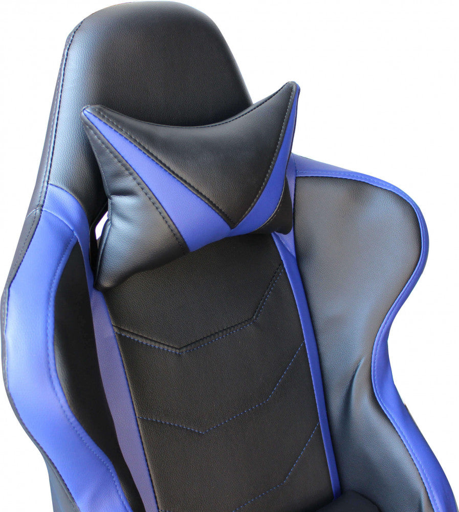 Poltrona da gaming fallout blu e nera