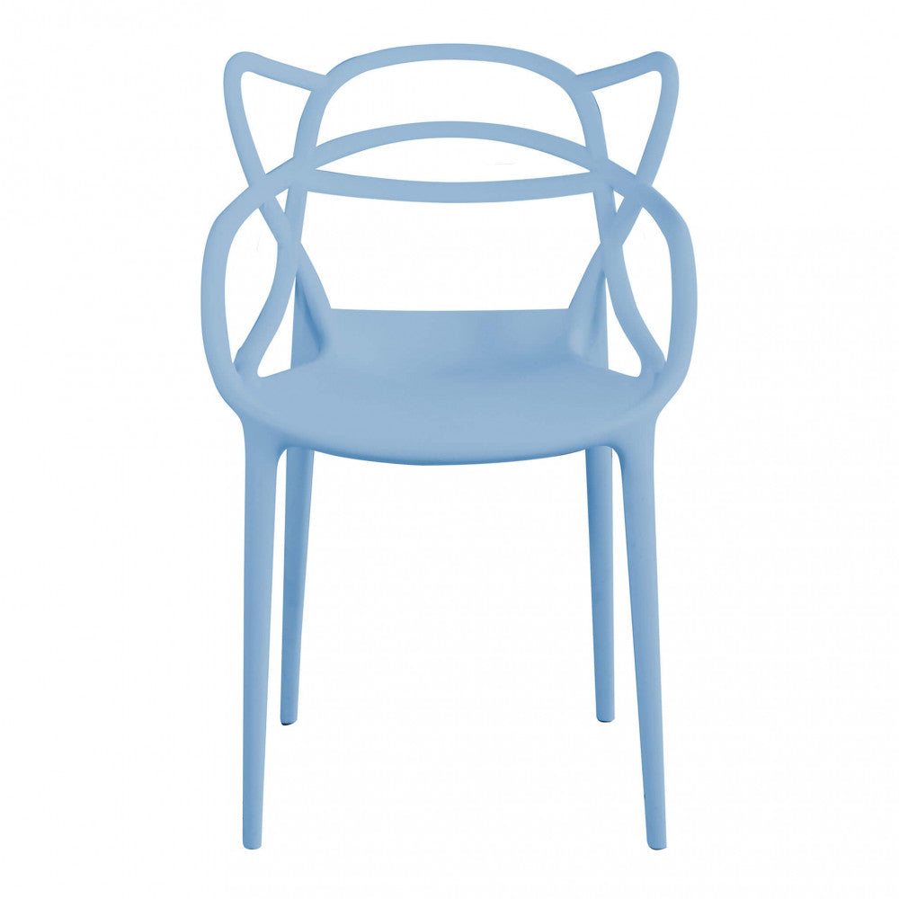 Poltrona lily azzurra