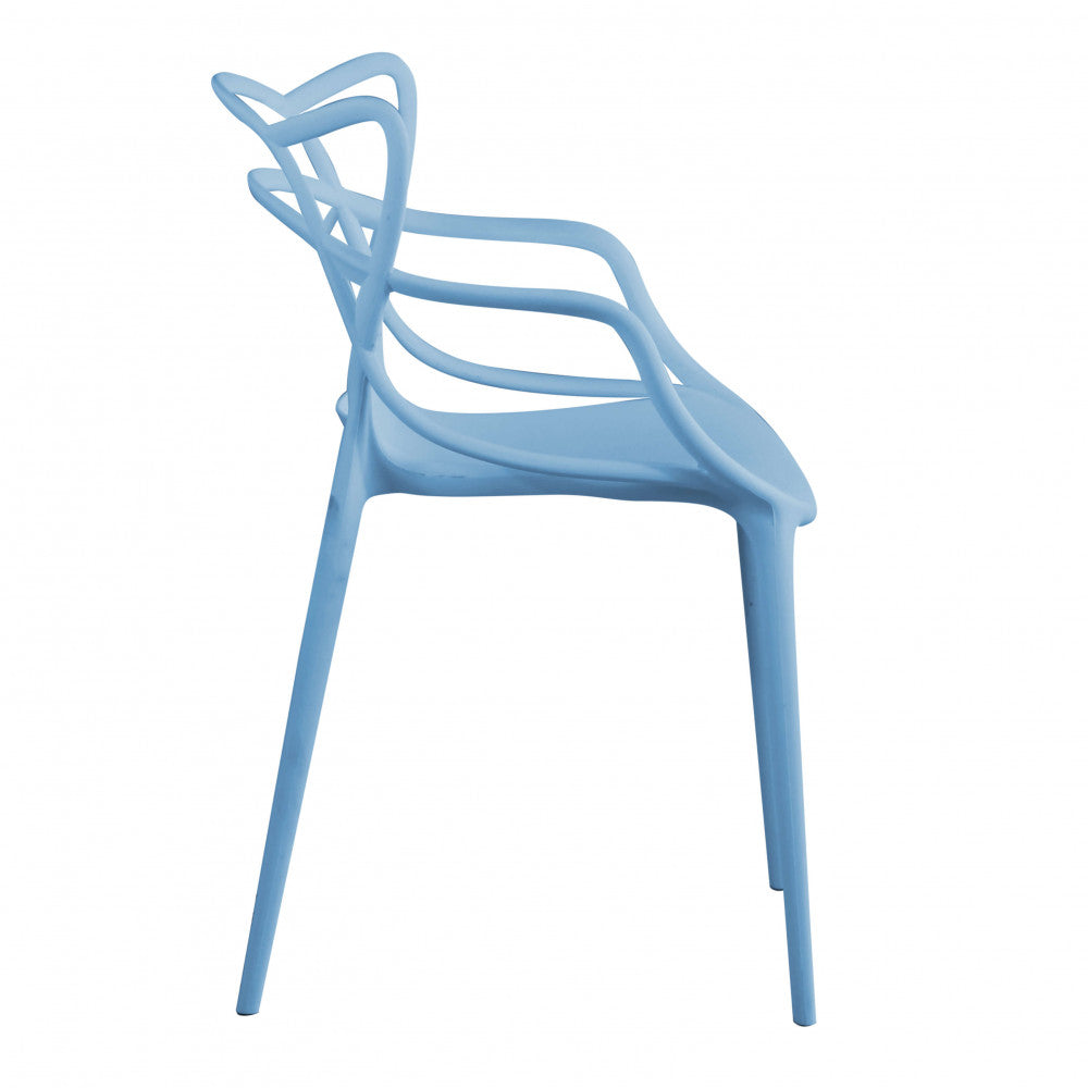 Poltrona lily azzurra