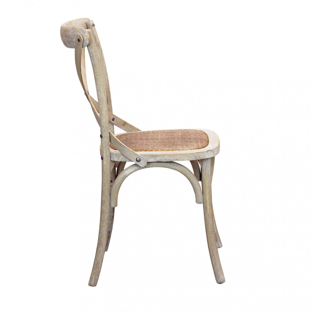 Sedia cross naturale