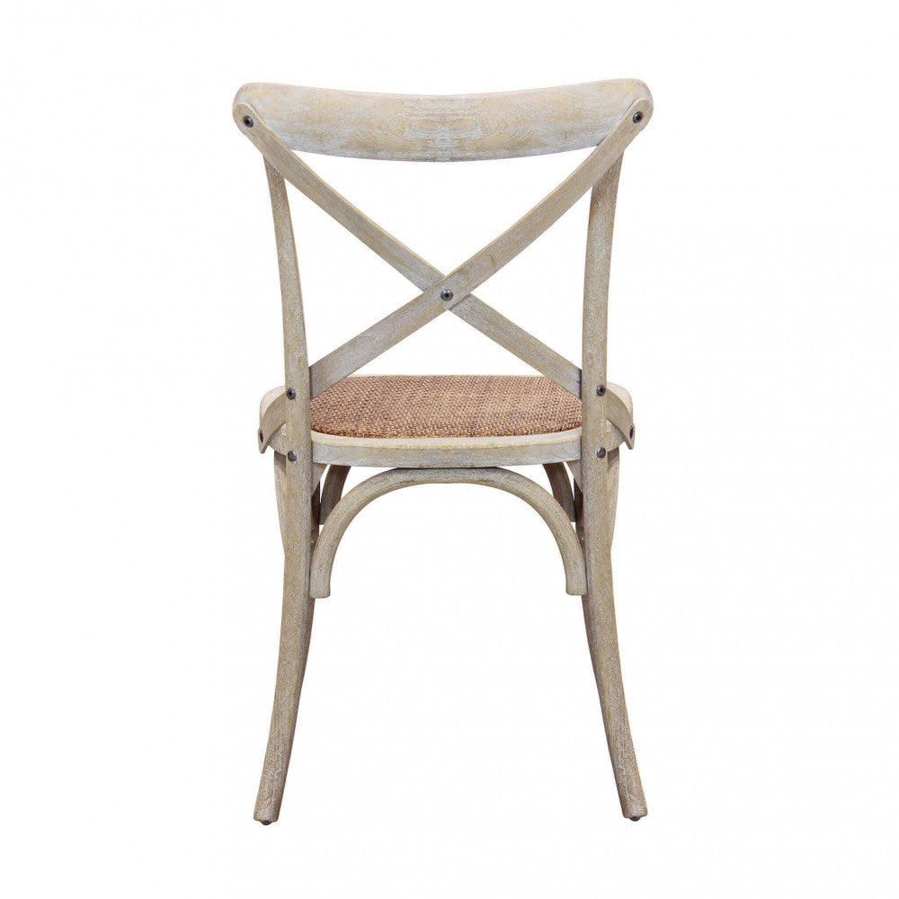 Sedia cross naturale