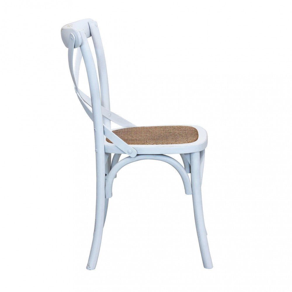 Sedia cross bianca