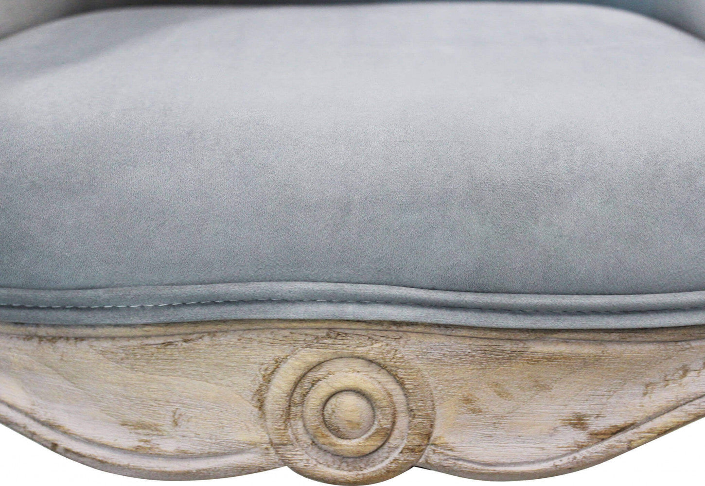 Poltrona coreen in velluto grigio