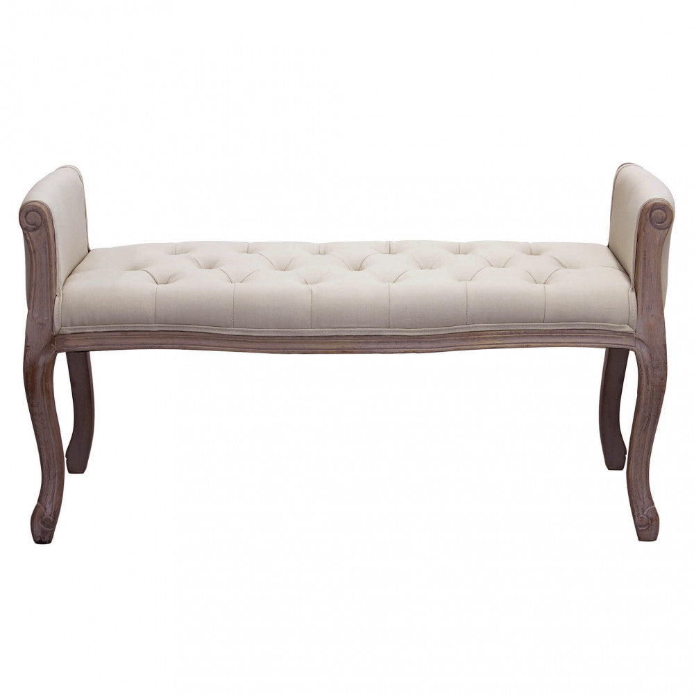 Panca madelyn in tessuto