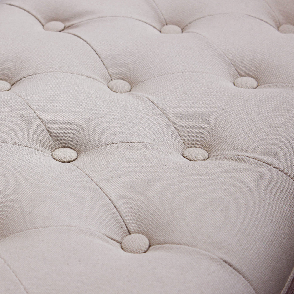 Panca madelyn in tessuto