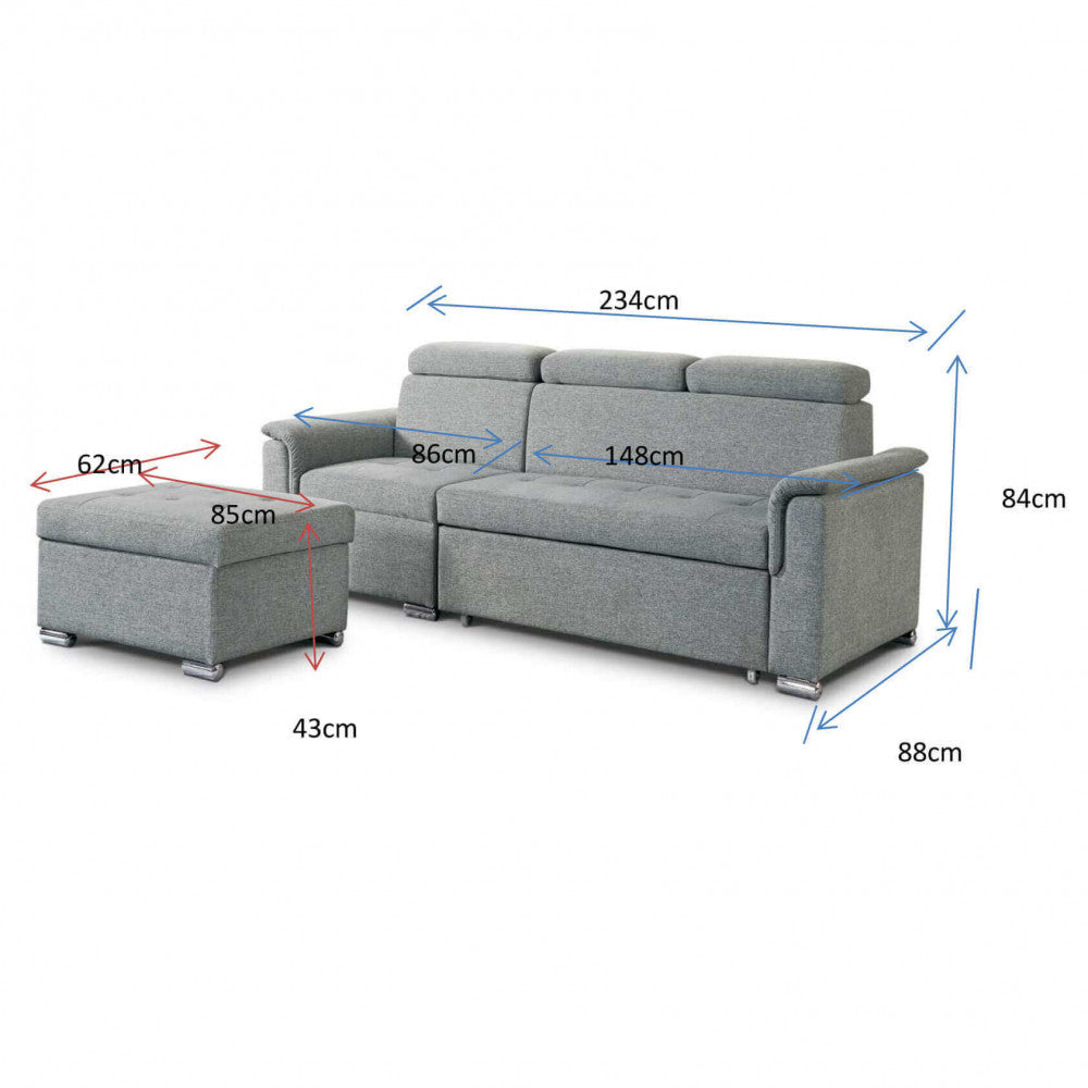 Divano letto derrick