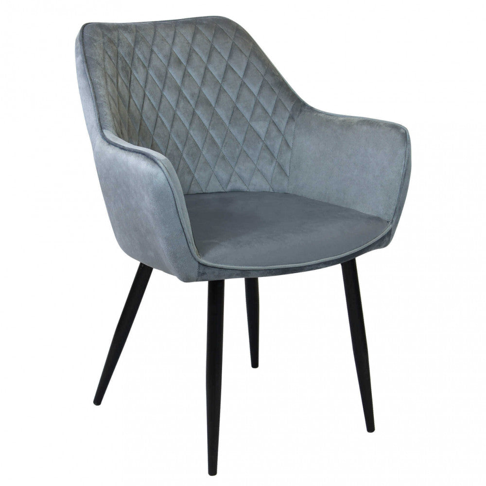 Poltrona candy in velluto