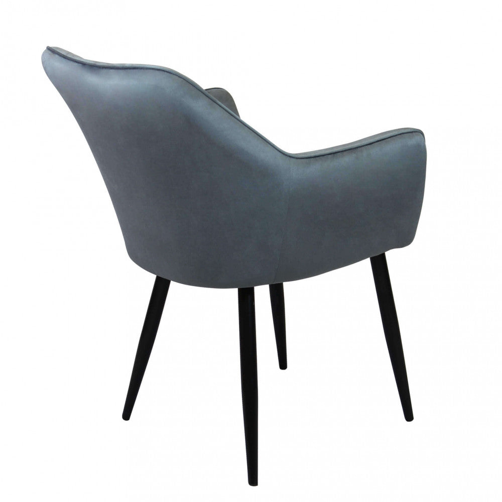 Poltrona candy in velluto