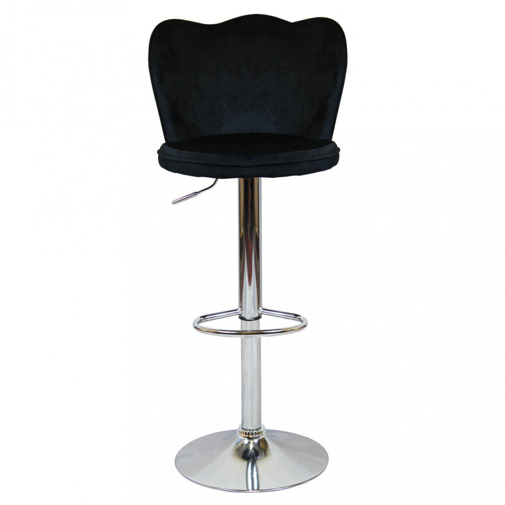 Sgabello eric in velluto