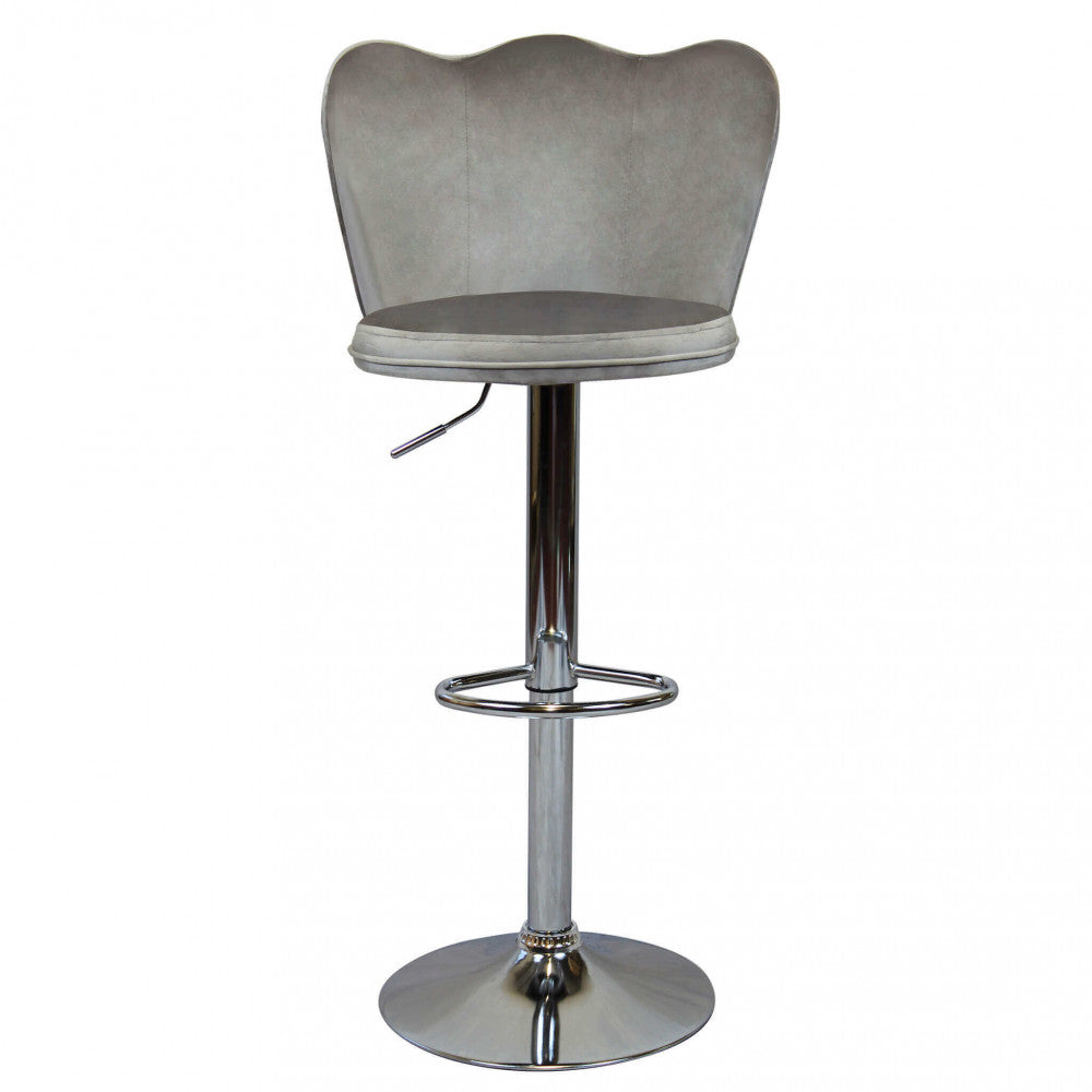 Sgabello eric in velluto