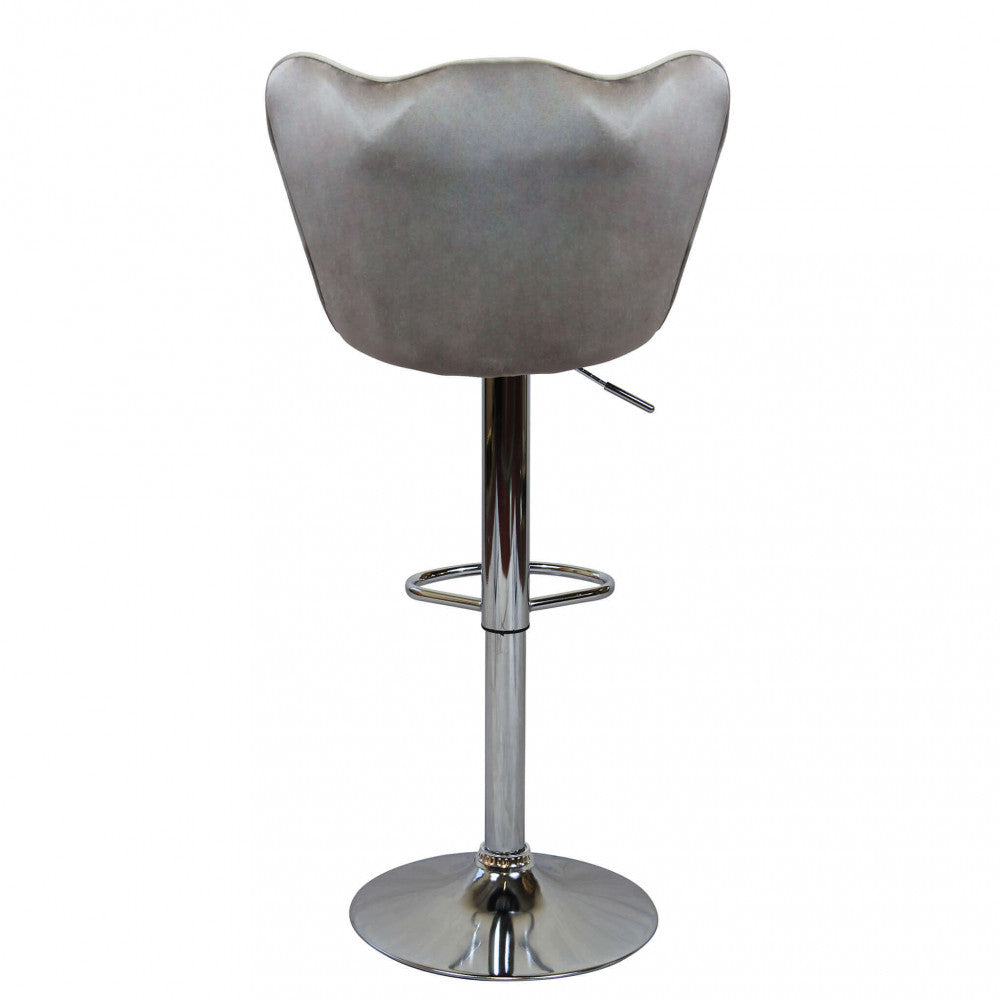 Sgabello eric in velluto