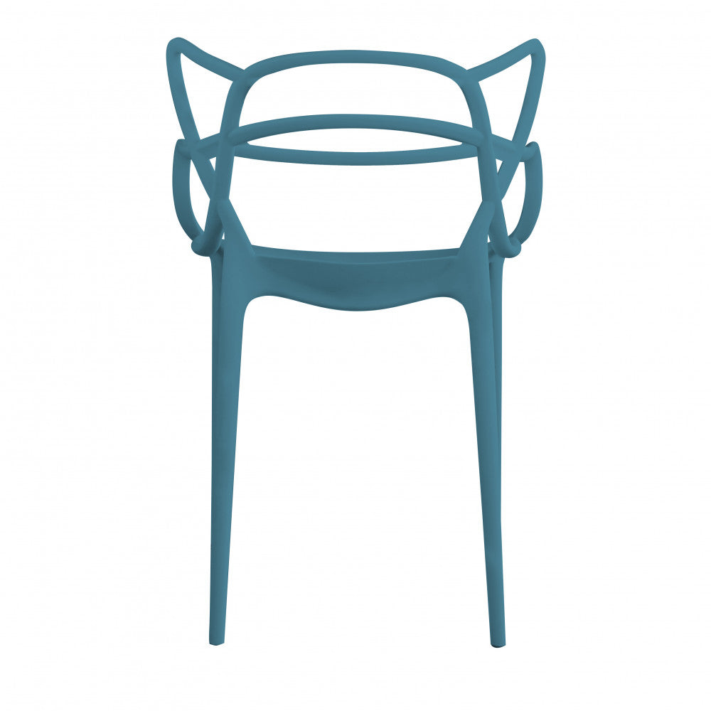 Poltrona lily verde petrolio