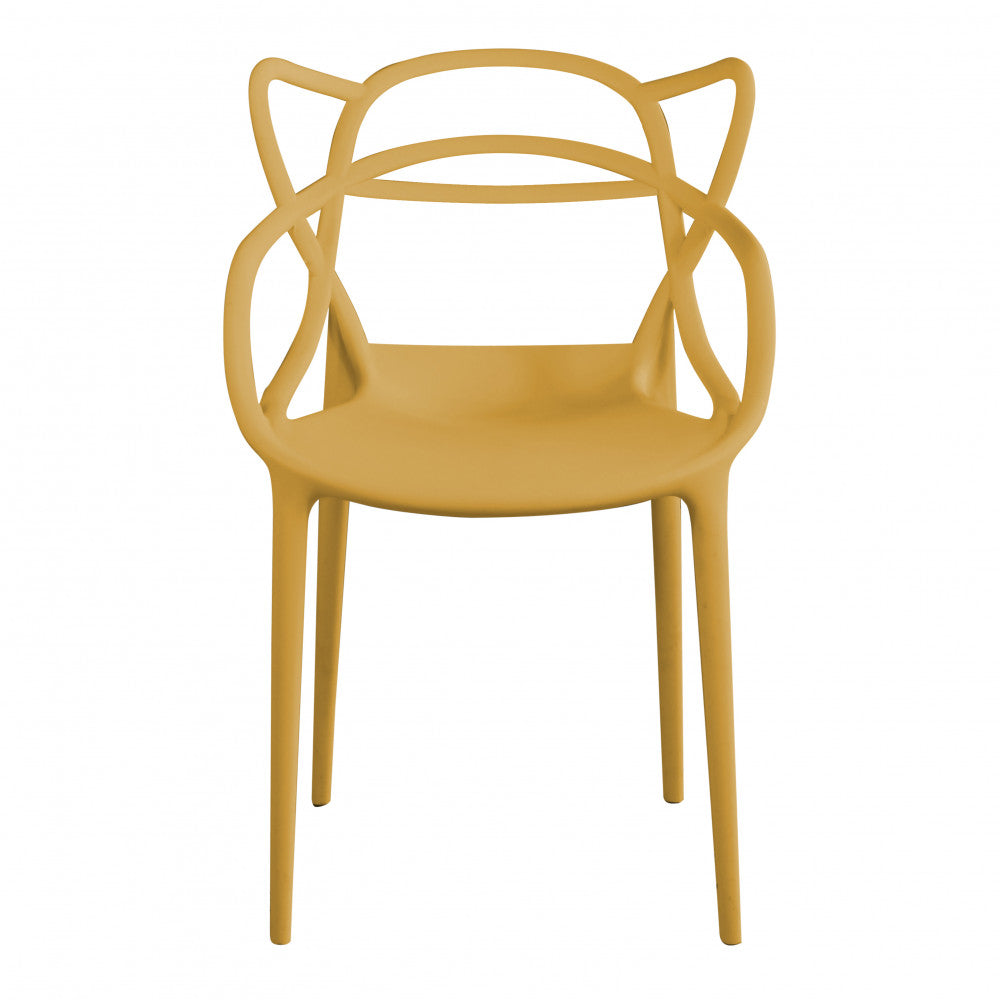 Poltrona lily giallo senape