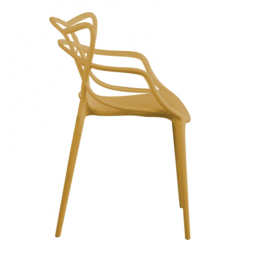 Poltrona lily giallo senape