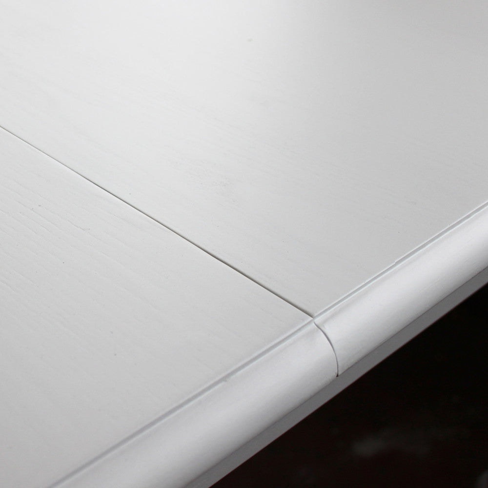 Tavolo cross round 150/190 x 100 bianco