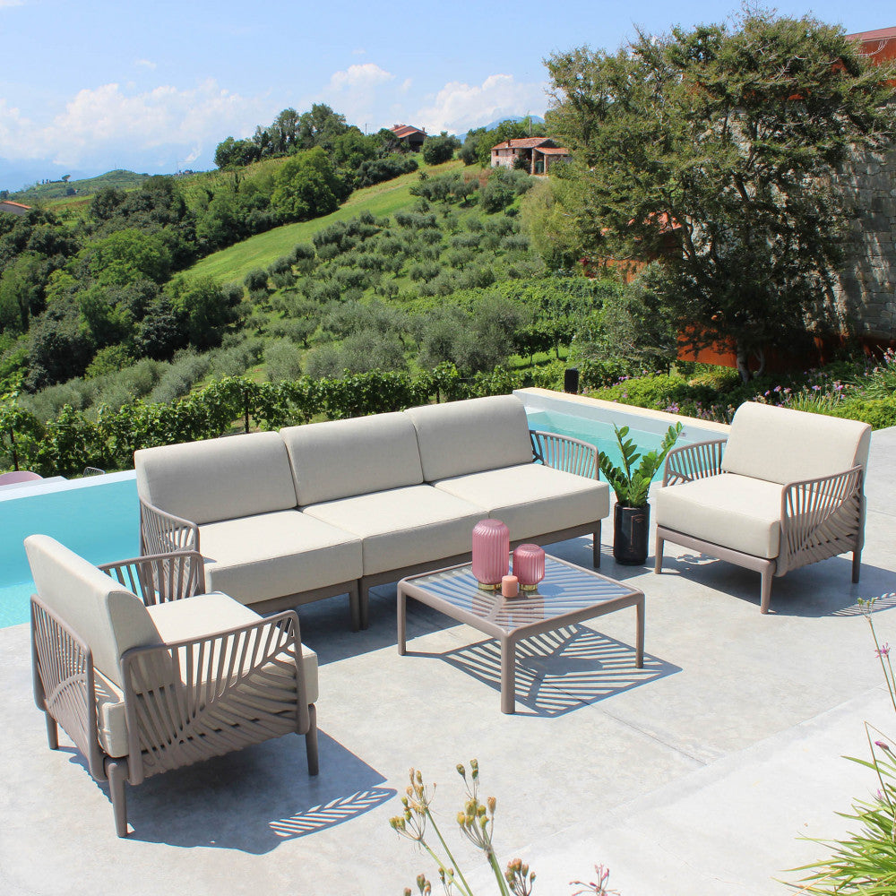 Schienale per salotto guaranà c/cuscino