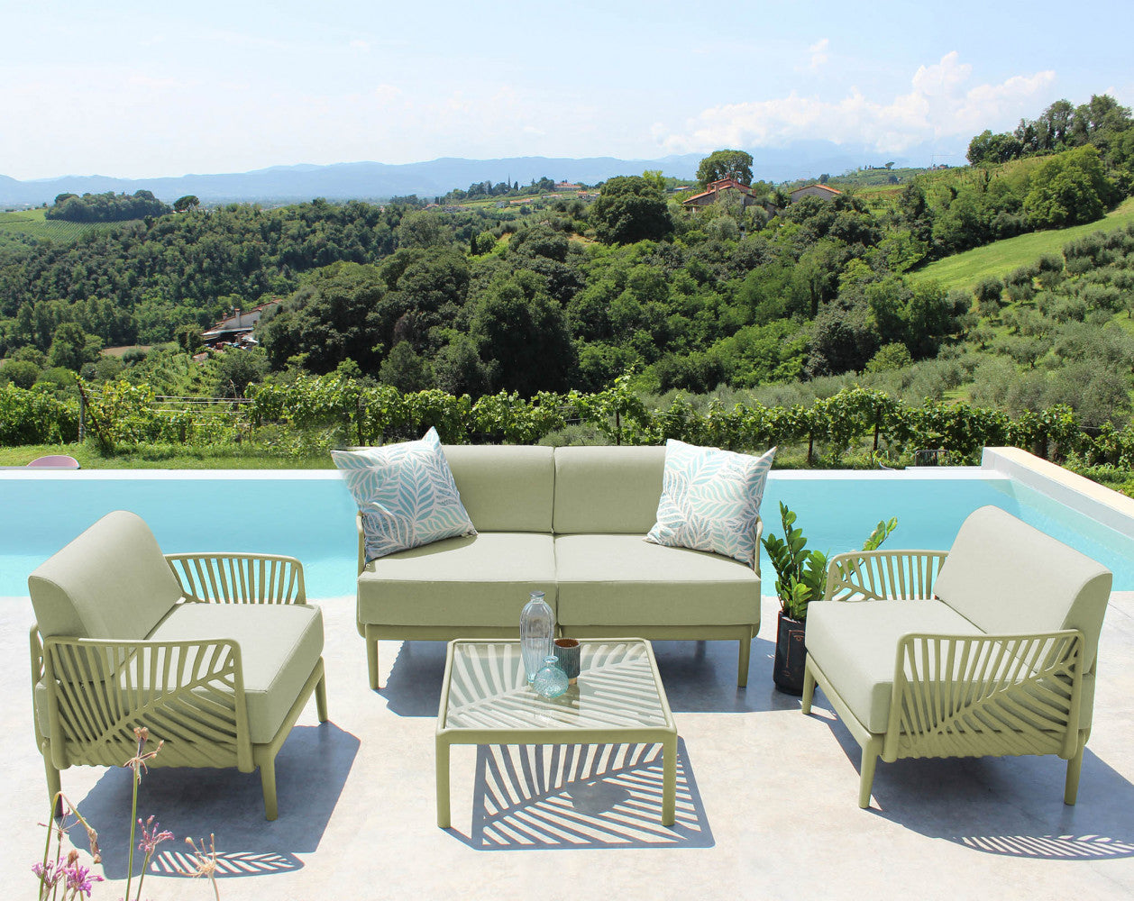 Seduta per salotto guaranà c/cuscino