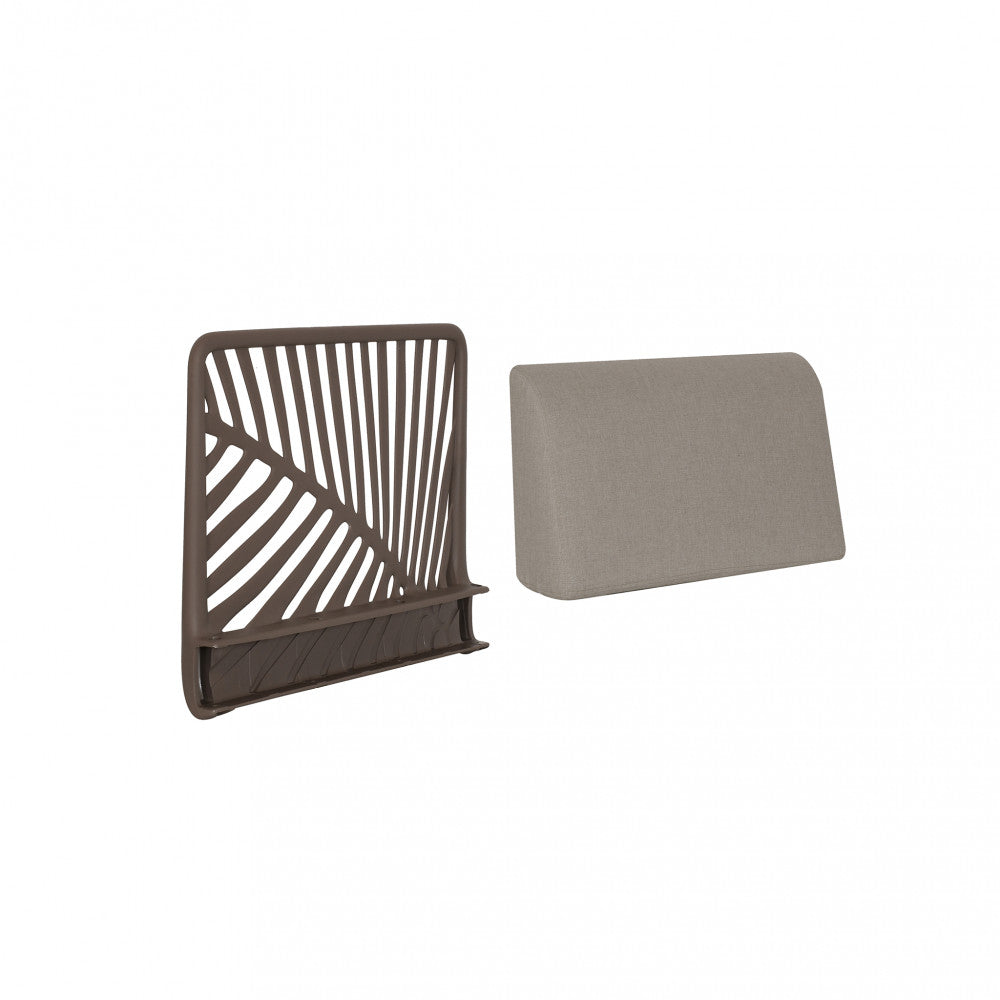 Schienale angolare per salotto guaranà c/cuscino