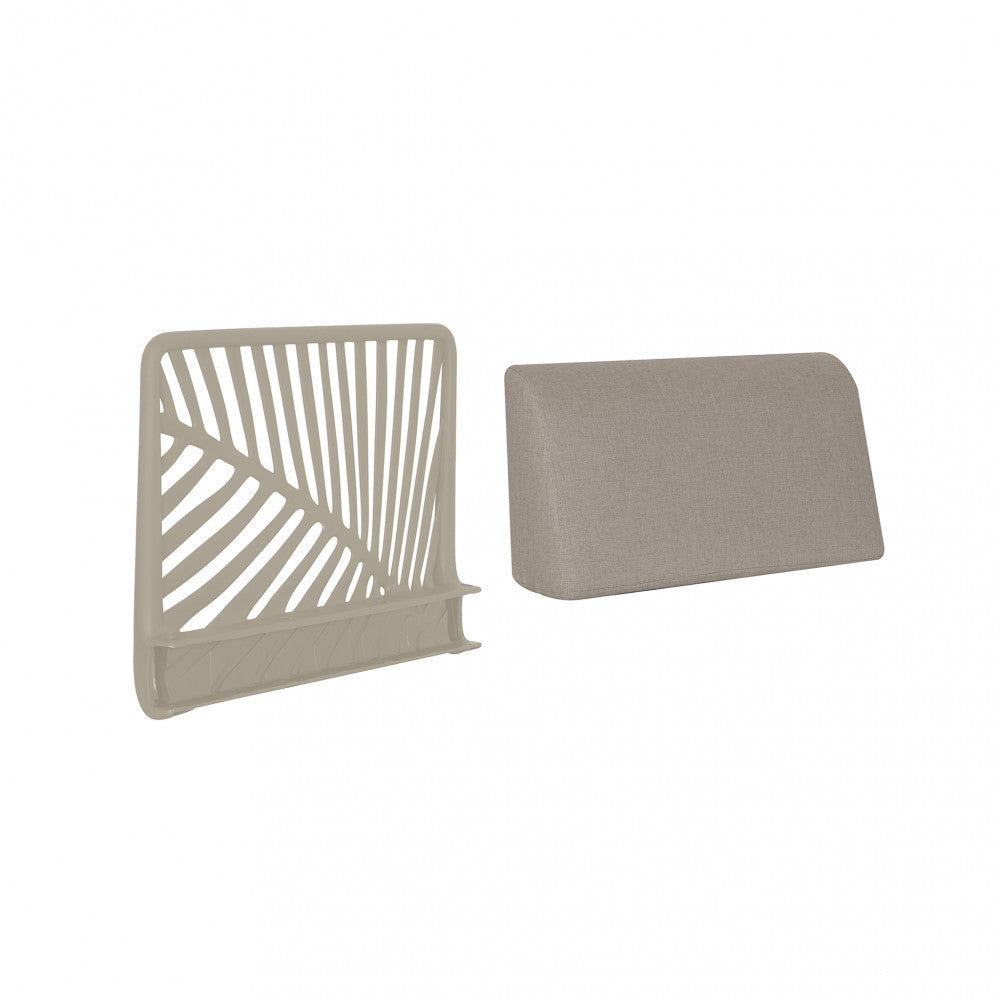 Schienale angolare per salotto guaranà c/cuscino