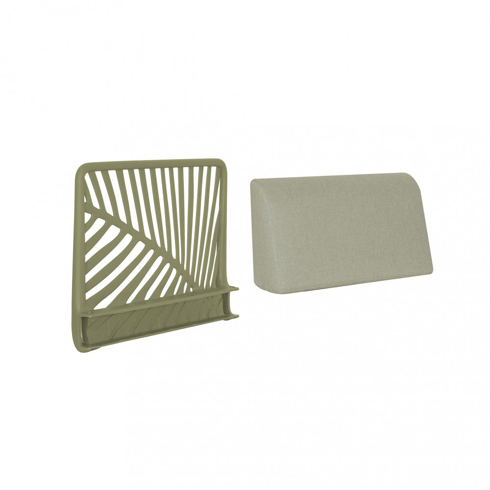 Schienale angolare per salotto guaranà c/cuscino