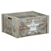 Set di 4 cassette in legno valérie