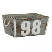 Set di 3 cassette in legno zoe