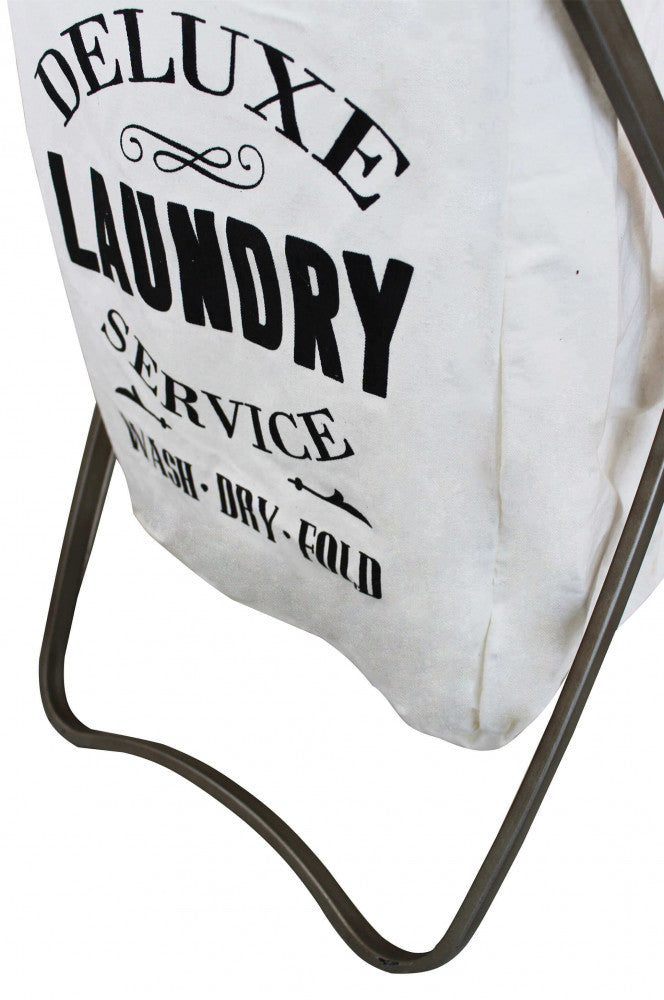 Porta biancheria in ferro e stoffa gilbert