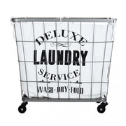 Porta biancheria in ferro e stoffa hélène