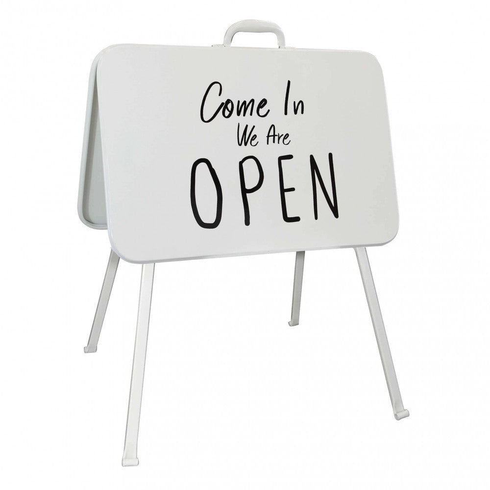 Cartello in ferro open/closed pierre