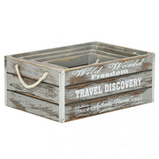 Set di 4 cassette in legno renée