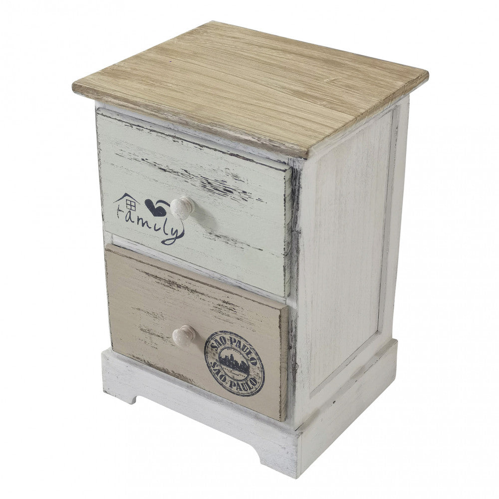 Mobiletto 2 cassetti bartolome