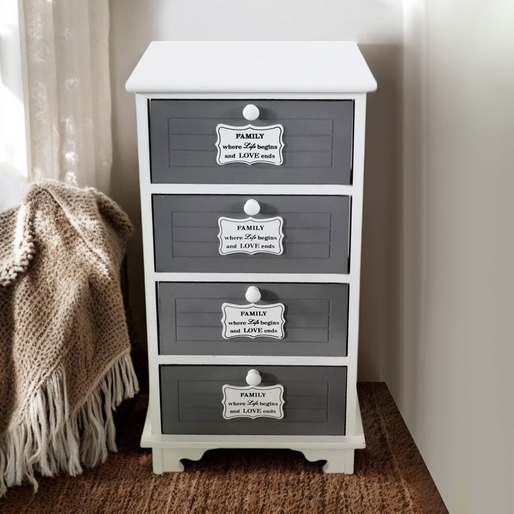 Mobiletto 4 cassetti beltran