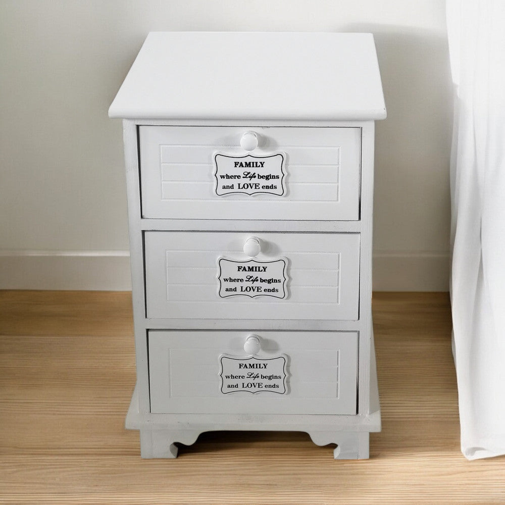 Biel 3-drawer cabinet