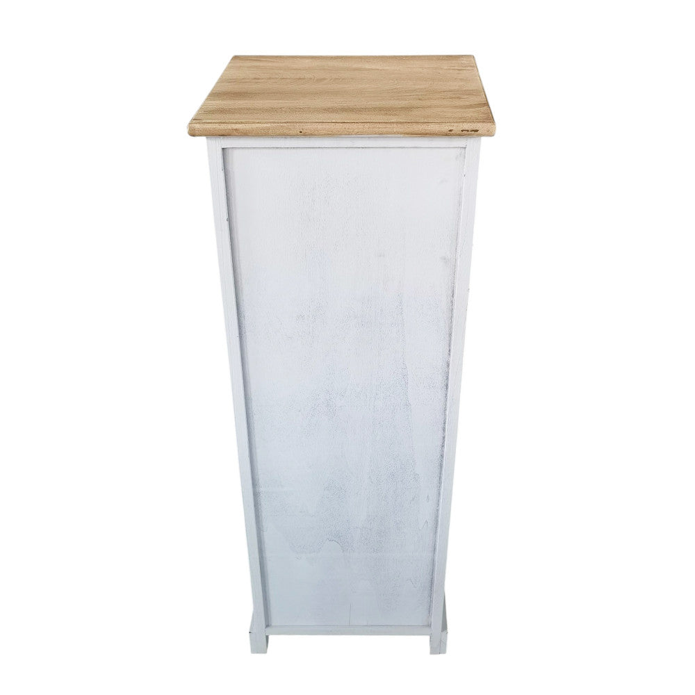 Mobiletto 2 cassetti e 1 anta blanco