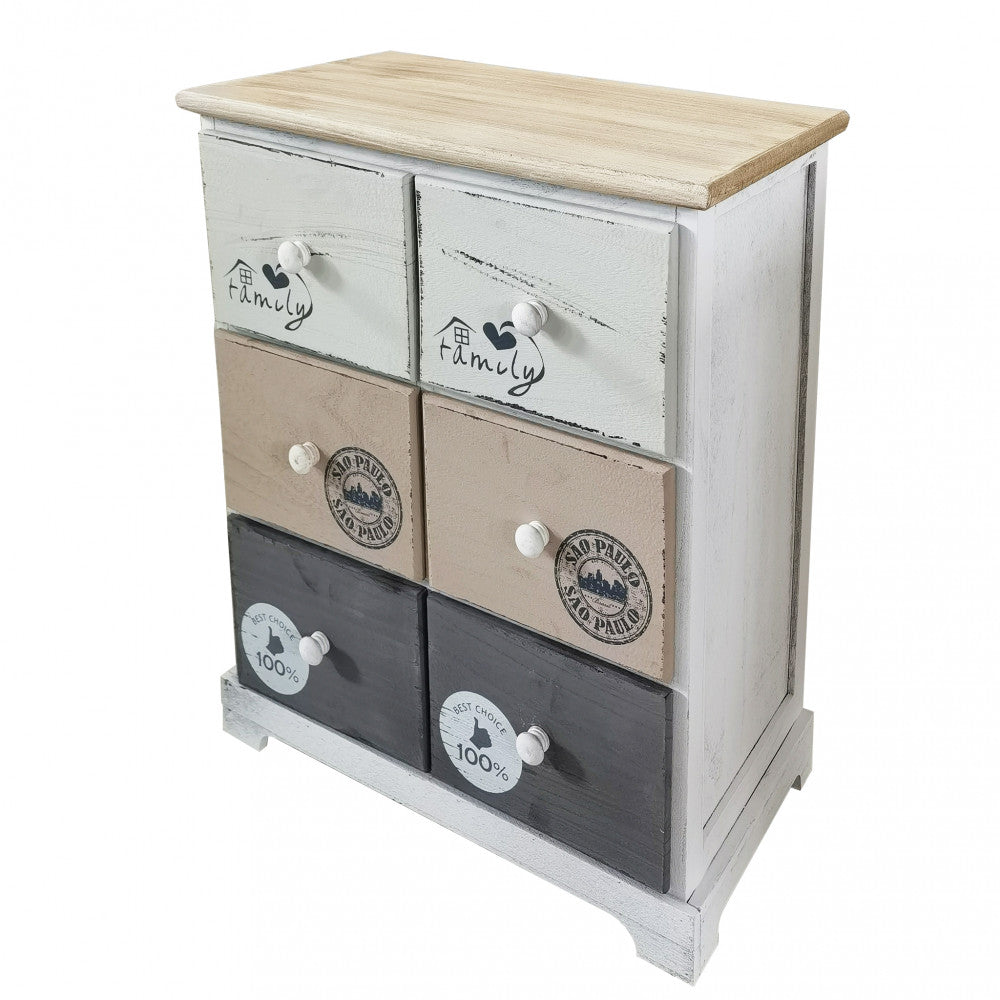 Bartolome 6-drawer cabinet