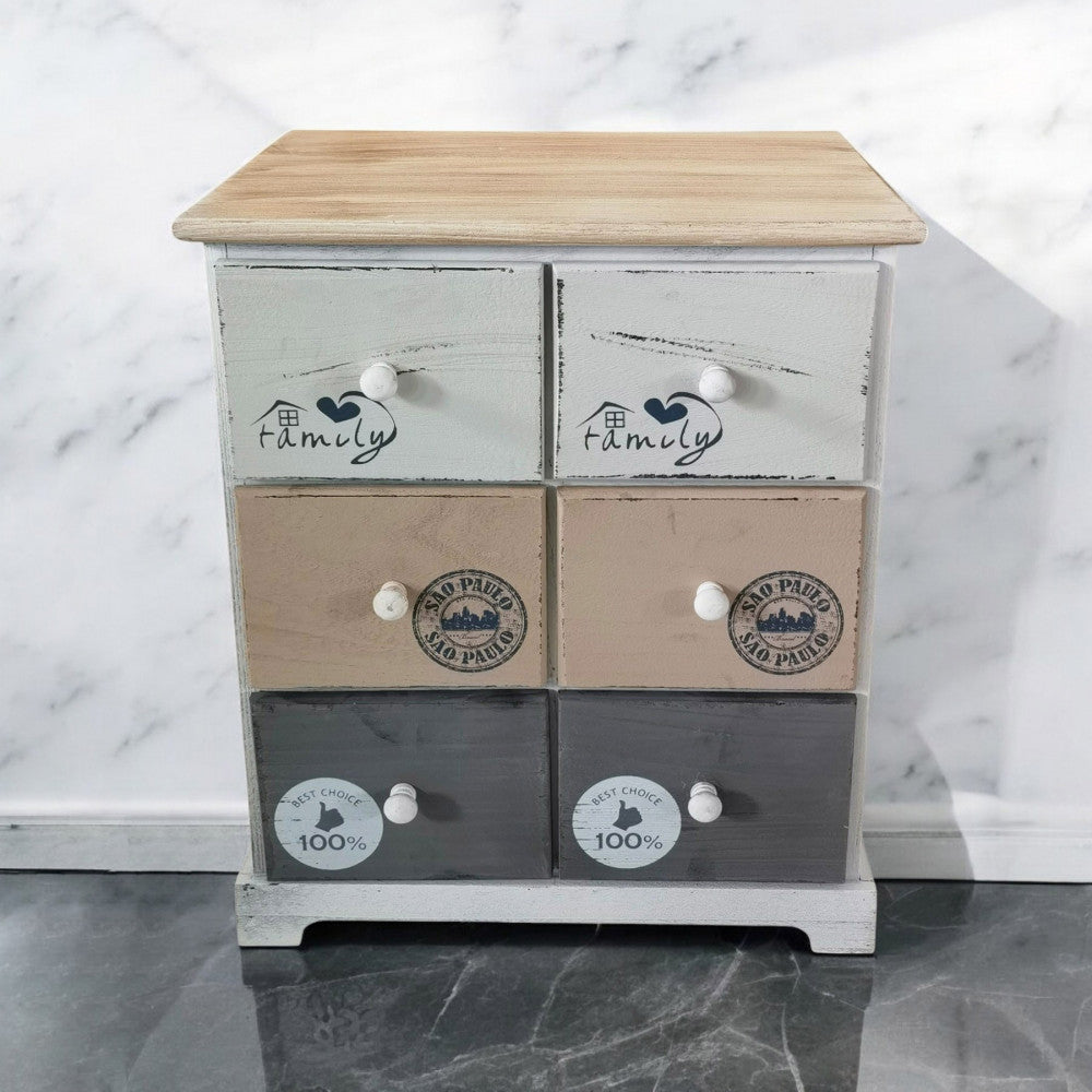 Bartolome 6-drawer cabinet