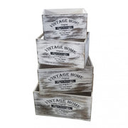 Set di 4 cassette agueda