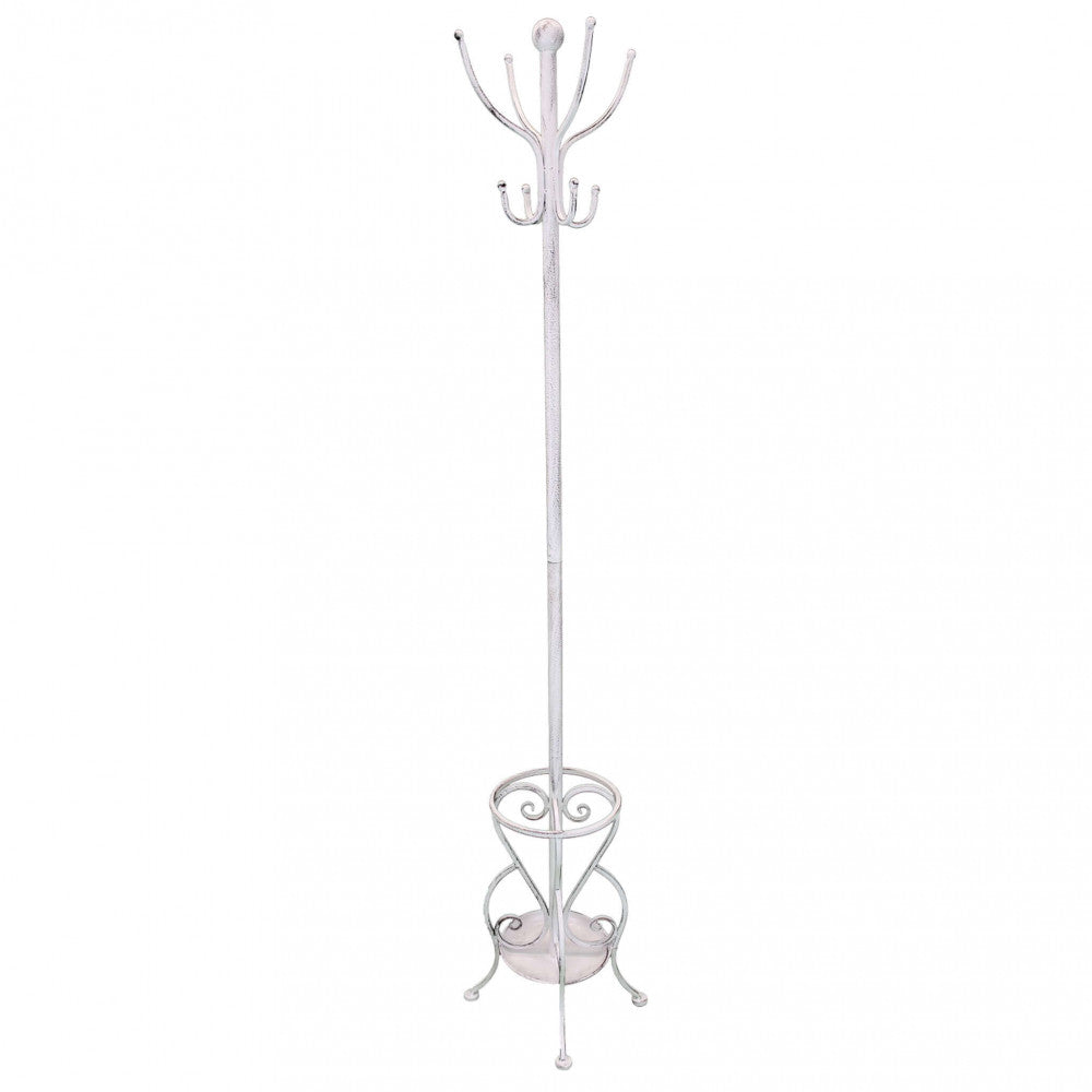 Yvette coat stand in antique white