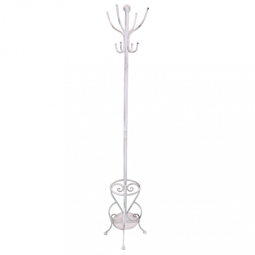 Yvette coat stand in antique white