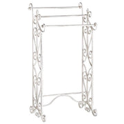 Cècile towel rack in antique white