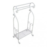 Clarence towel rack in antique white