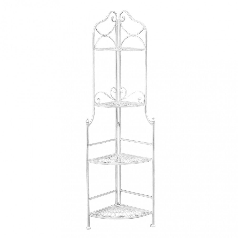 Étagère charlotte 4 piani bianco antico