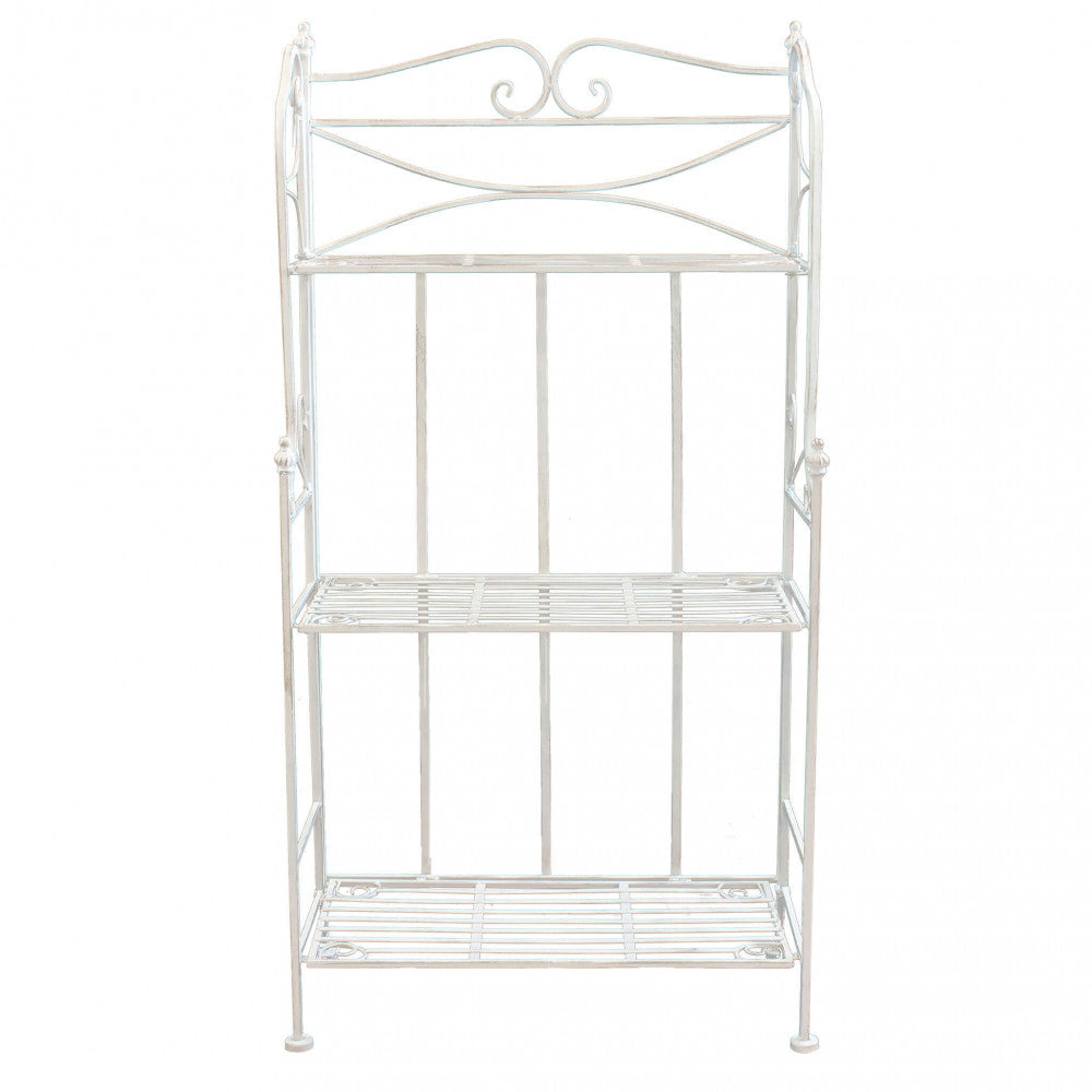 Étagère claude 3 piani bianco antico