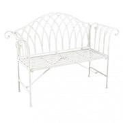 Panca annette bianco antico