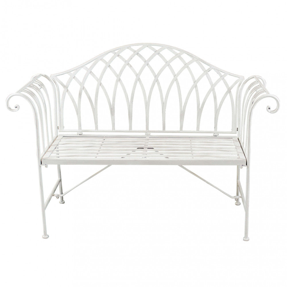 Panca annette bianco antico