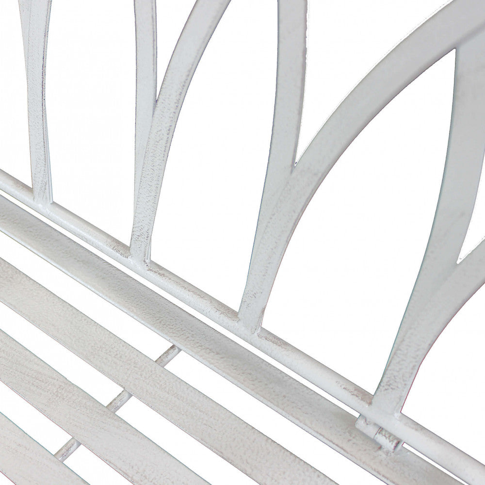 Panca annette bianco antico