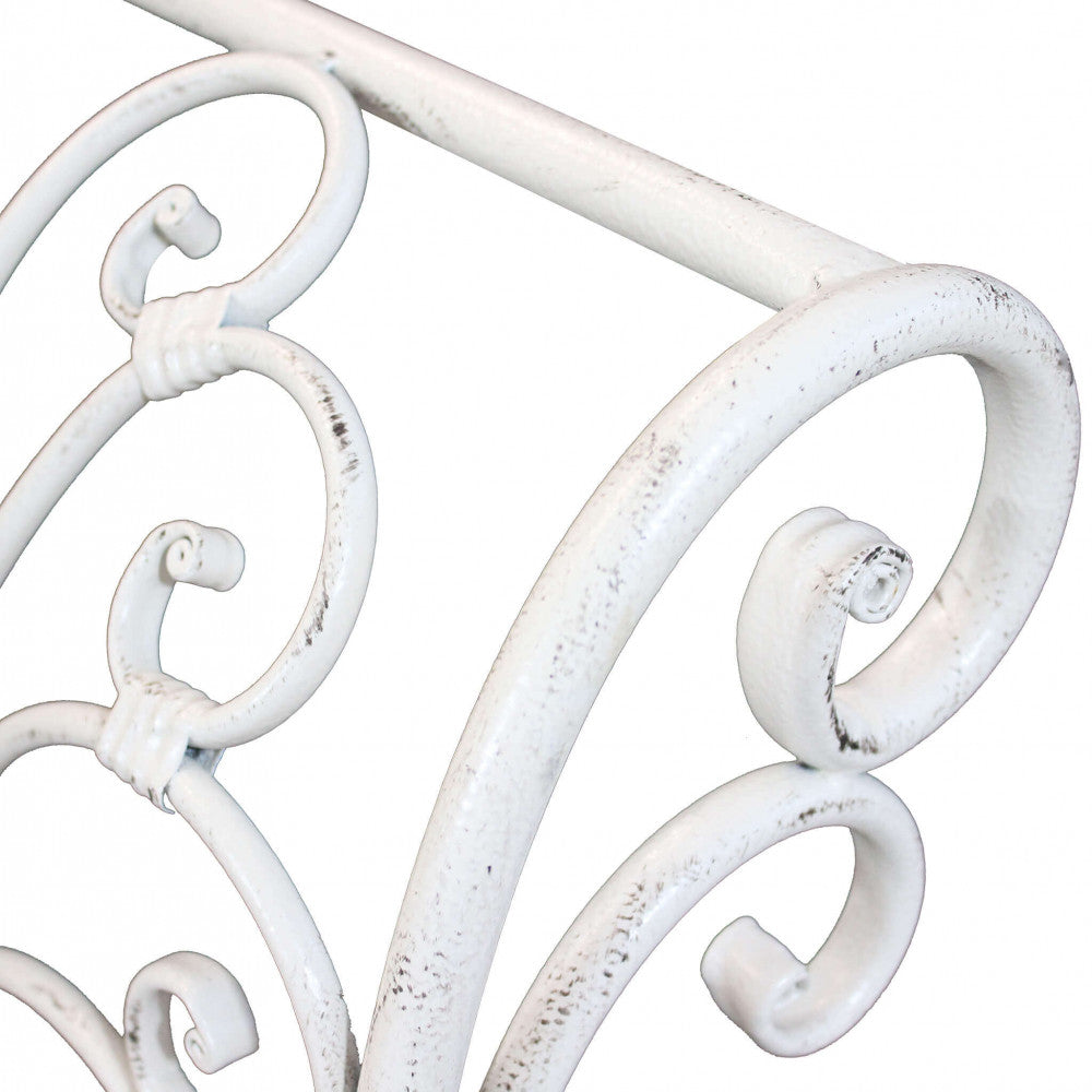 Panca eloise bianco antico